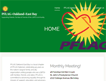 Tablet Screenshot of pflag-eastbay.org